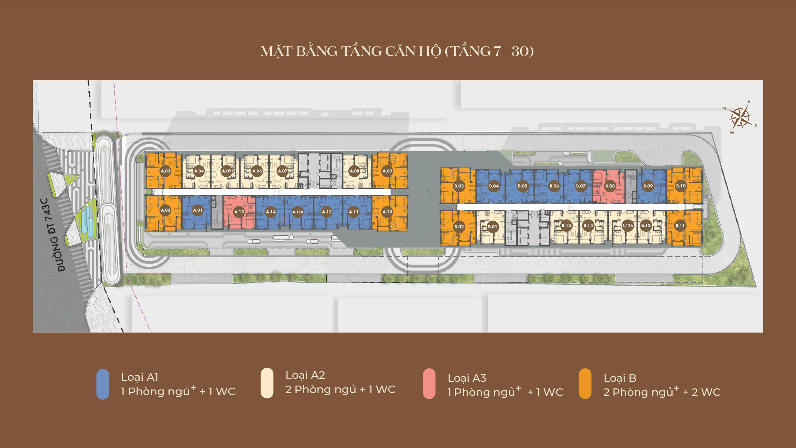 Mặt bằng tầng 7-30 SkyOne