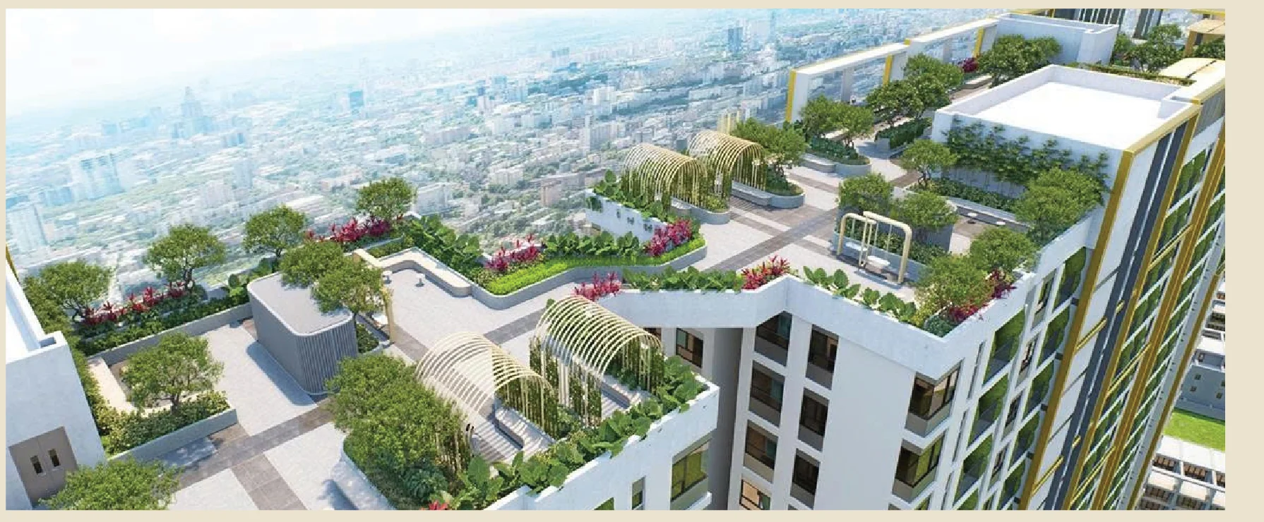 Phối cảnh không gian thư giãn SkyOne