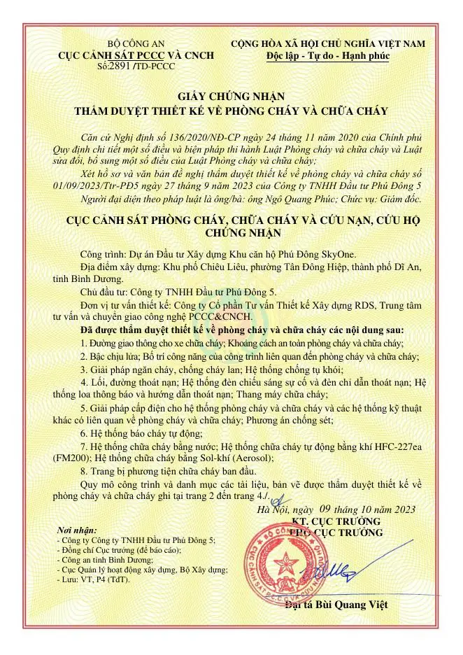 Thẩm duyệt thiết kế PCCC