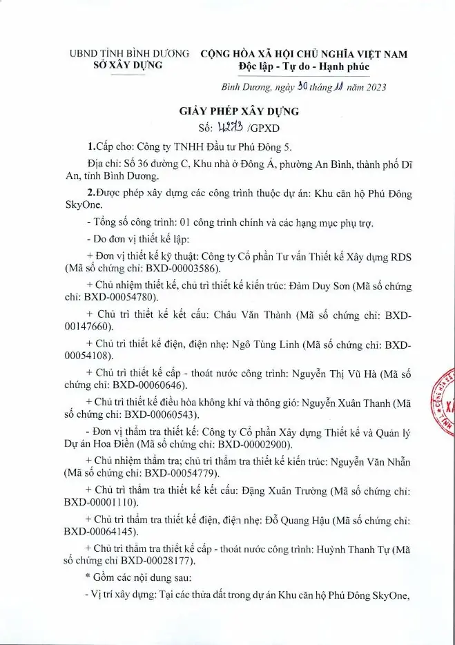 Giấy phép xây dựng 4723