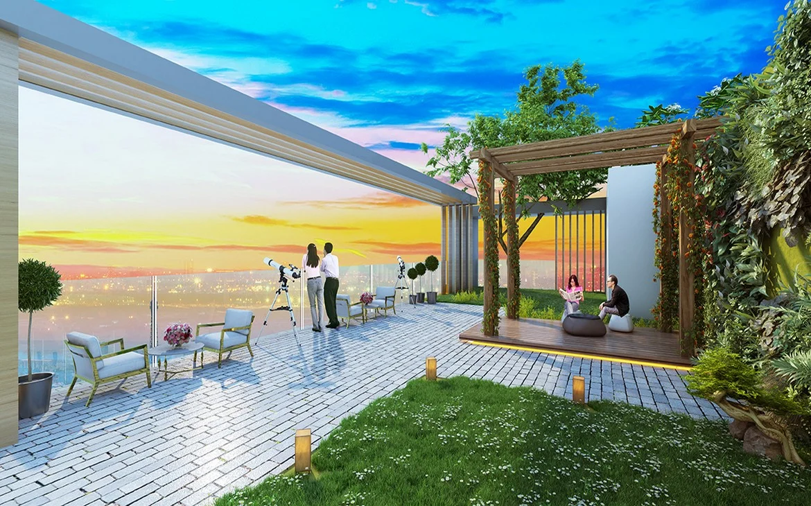 Không gian Sky Lounge Phú Đông Premier
